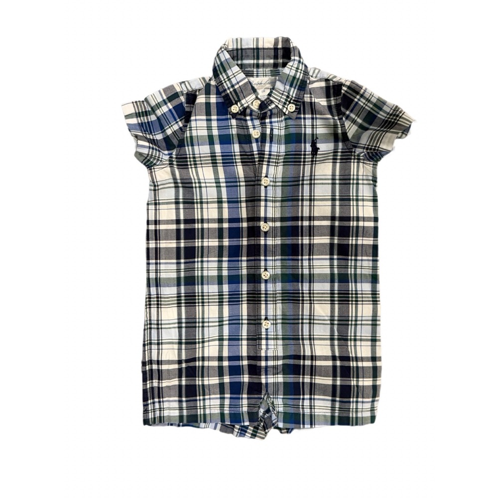 Plaid Romper